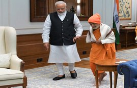 Vishwesha Teertha, pm modi