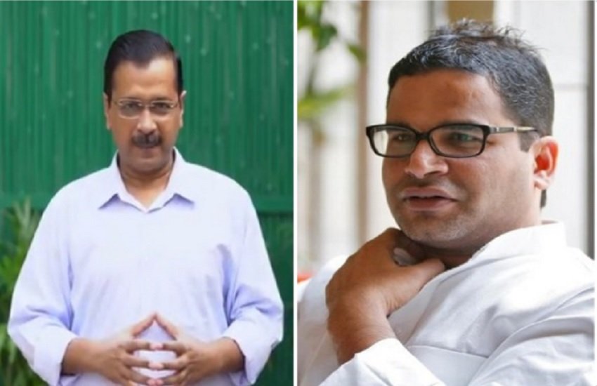 दिल्ली सीएम अरविंद केजरीवाल, जेडीयू नेता प्रशांत किशोर, फोटो सोर्स - ani