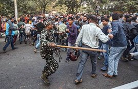CAB, CAB news, CAB in india, citizenship amendment bill, citizenship bill, citizenship amendment bill 2019, assam, tripura, amit shah, police, teargas, police lathicharge, news in india, india news, news in hindi