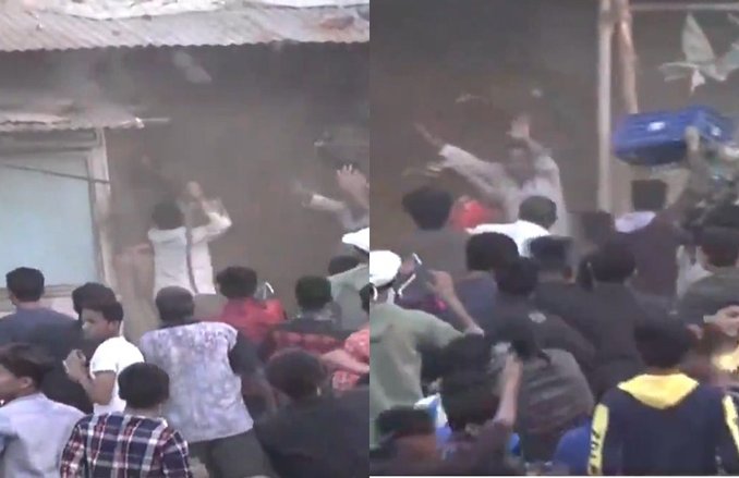 CAA: किसी ने फेंके ईंट तो कोई कर रहा था तलवार से हमला, पुलिस पर जानवरों की तरह टूट पड़े ये प्रदर्शनकारी