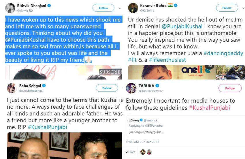 kushal punjabi death,kushal punjabi, kushal punjabi news, Twitter and Celebs React to Kushal Punjabi Death, kushal punjabi death news, kushal punjabi death reason, kushal punjabi wife, tv actor kushal punjabi, kushal punjabi wife, kushal punjabi death cause, कुशल पंजाबी