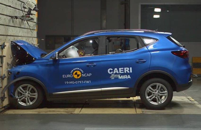 mg electric car, first electric car to get 5 star, gloval NCAP, mg zs. mg motors car, euro ncap, mg first electric car, mg ev , mg motors electric car zs