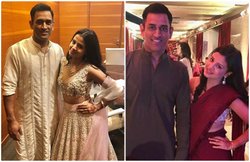 VIDEO: MS Dhoni ने पत्नी साक्षी की ली चुटकी, कहा- देख के पढ़ नहीं पा रही हो, तुम डिलीवर कैसे करोगी