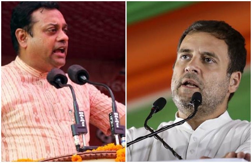 बीजेपी प्रवक्ता संबित पात्रा,कांग्रेस नेता राहुल गांधी, फोटो सोर्स- इंडियन एक्सप्रेस