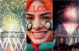 Happy new Year 2020, New Zealand, Australia
