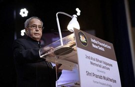 pranab mukherjee, atal bihari vajpayee, memorial lecture, former president, majoritarian govt, BJP, modi govt, india news, news in hindi