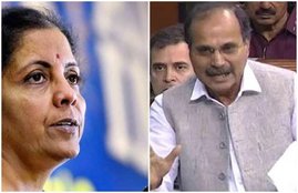 Adhir Ranjan, Nirmala Sitaraman,