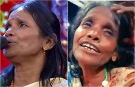 Ranu Mondal, Ranu Mondal Turn into Great Look alike Lata mangeshkar, Ranu Mondal Off White Saree Look alike Lata Mangeshkar style, Ranu Mondal in a Reality Show, Big Difference Came in Ranu Mondal, After Before Ranu Mondal, entertainment news, Bollywood News, Television News