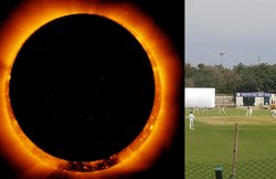 सूर्यग्रहण के कारण मैच देरी, जानिए कब शुरू होगा मुकाबला
