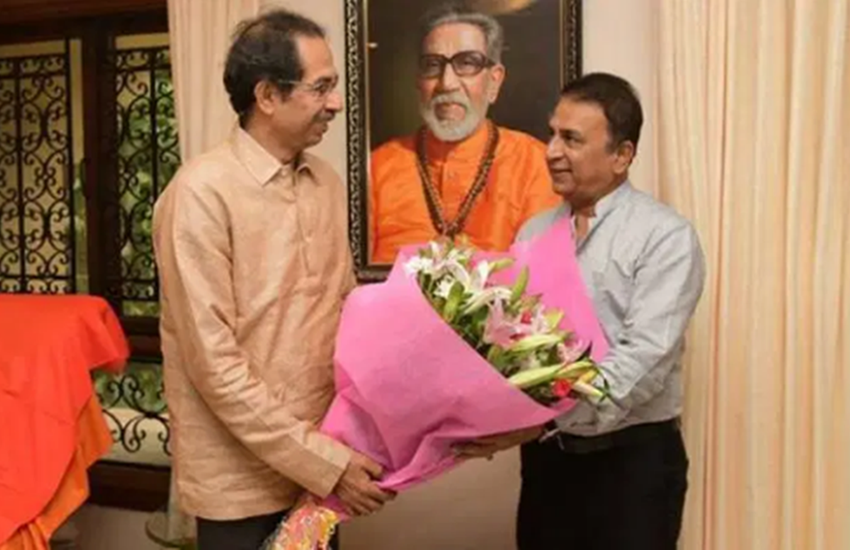 सुनील गावस्कर ने 24 दिसंबर को महाराष्ट्र के मुख्यमंत्री उद्धव ठाकरे से उनके निवास मातोश्री में मुलाकात की थी। (सोर्स- राजेश वाडरकर)