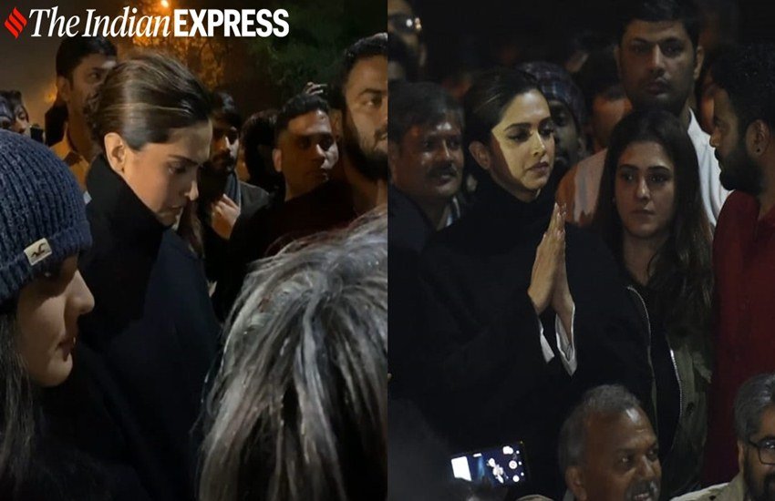 5 जनवरी को जेएनयू में हुई हिंसा का विरोध कर रहे छात्रों से कल शाम बॉलीवुड ऐक्ट्रेस दीपिका पादुकोण मिलीं। दीपिका के जेएनयू पहुंचने के बाद से ही सोशल मीडिया पर इसकी चर्चा तेज हो गई है। जहां कई बॉलीवुड सितारे दीपिका के इस कदम की जमकर प्रशंसा कर रहे हैं वहीं कुछ सितारे ऐसे भी हैं जो दीपिका के जेएनयू जाने को सही नहीं मानते। बता दें कि जेएनयू जाकर दीपिका घायल स्टूडेंट्स से मिलीं और इस घटना पर दुख जताया।