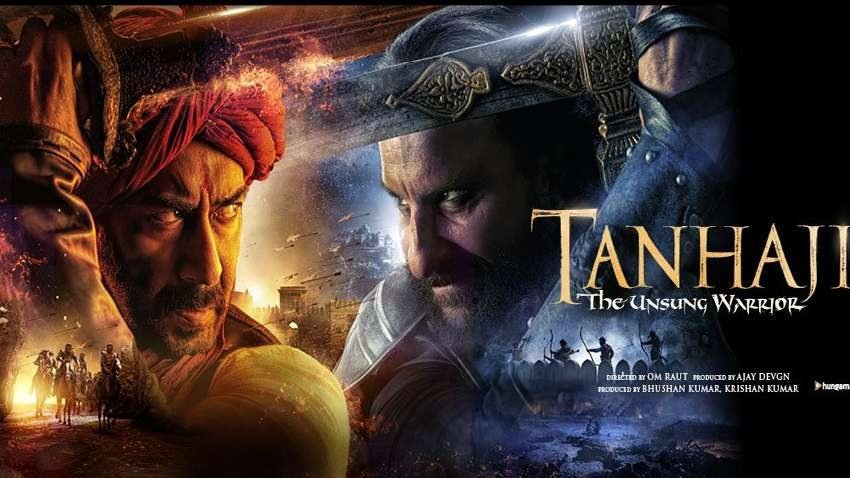 तानाजी में अजय देवगन, सैफ अली खान और काजोल मुख्य भूमिका में हैं। फिल्म का निर्देशन किया है ओम राउत ने।