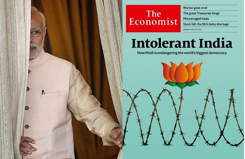 बता दें कि The Economist का ताजा आर्टिकल कहता है कि, 'संविधान के पंथनिरपेक्ष मूल्यों को कमजोर करने वाला पीएम मोदी का ताजा कदम भारतीय लोकतंत्र को नुकसान पहुंचा सकता है और इसका असर दशकों तक रह सकता है। धर्म और राष्ट्रीय पहचान पर विभेद कर बीजेपी को अपना समर्थन बढ़ाने में सफलता मिली है और वह कमजोर अर्थव्यवस्था से ध्यान भटकाने में भी सफल रही है।'