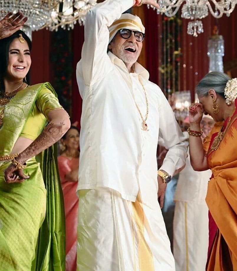 Amitabh Bachchan, katrina kaif, jaya bachchan, Aradhya bachchan, katrina kaif movie, Telugu superstar Nagarjuna, Kannada star Shivraj Kumar, Tamil star Prabhu Deva and Katrina Kaif