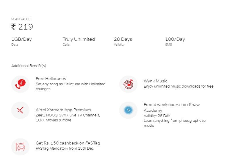Airtel Recharge Plans, airtel offers, airtel plans, airtel xstream