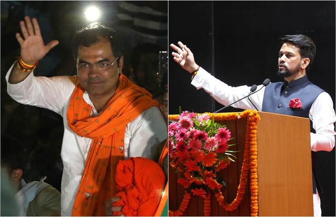 दिल्ली चुनावः बढ़ीं अनुराग ठाकुर, प्रवेश वर्मा की मुश्किलें! विवादित बयान को लेकर EC ने थमाया नोटिस