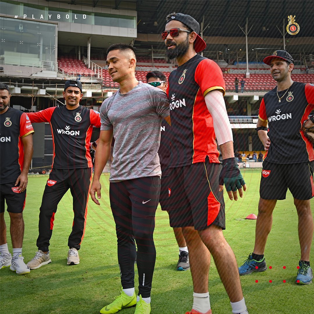 virat kohli sunil chhetri, similarities between kohli or sunil chhetri, football team captain sunil chhetri, similarities in sunil chhetri or virat kohli, Cricket News, football news, hotstar, vivo, cricket latest news, cricket match, Cricket News today, sunil chhetri marraige