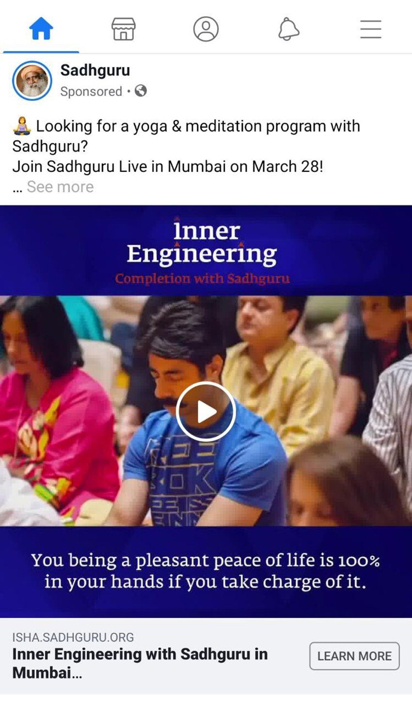 इस प्रमोशनल ट्वीट में सदगुरु ने एक वीडियो भी शेयर किया जिसमें एक्टर सुशांत सिंह नजर आ रहे हैं।