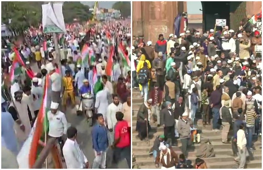 Delhi, Jama Masjid, tiranga Yatra,BJP, AIMIM