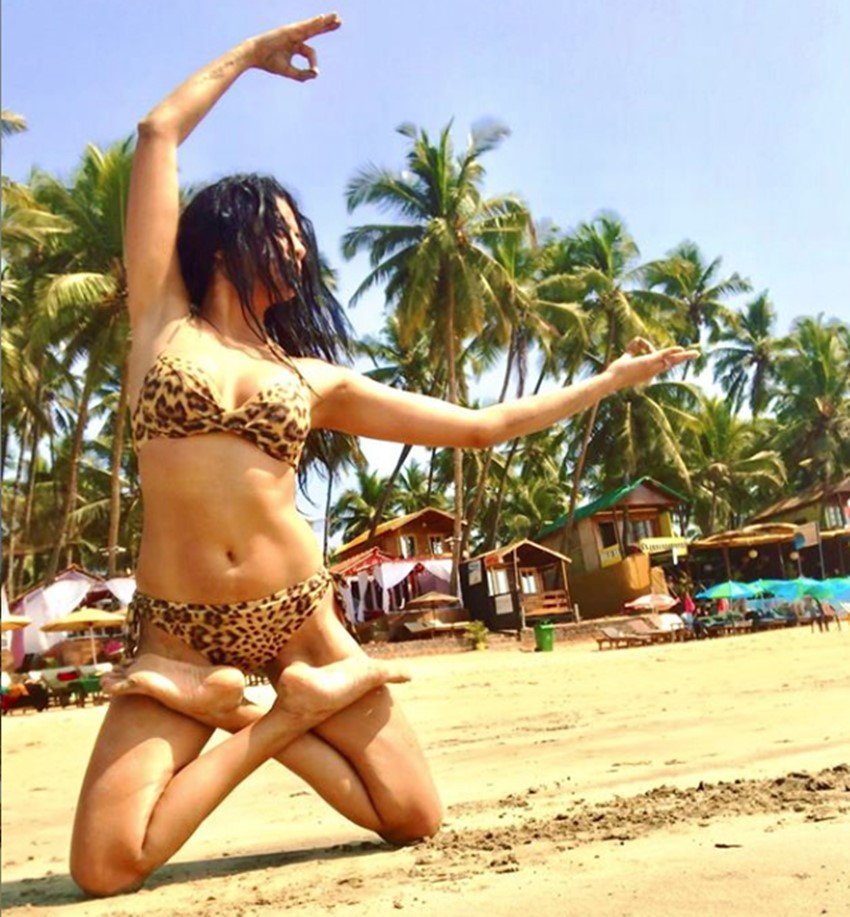 Kavita Kaushik, Actress Kavita Kaushik, Kavita Kaushik Hot Picture, Kavita Kaushik in Animal Printed Bikini, Kavita Kaushik In Bikini, Kavita Kaushik IN 2 piece, Kavita Kkaushik Modern Yoga in 2 piece, KaviTA kAUSHIK as ChandrMukhi Chautala, Fans React on Kavita Kaushik Picture, entertainment news, bollywood news, television news