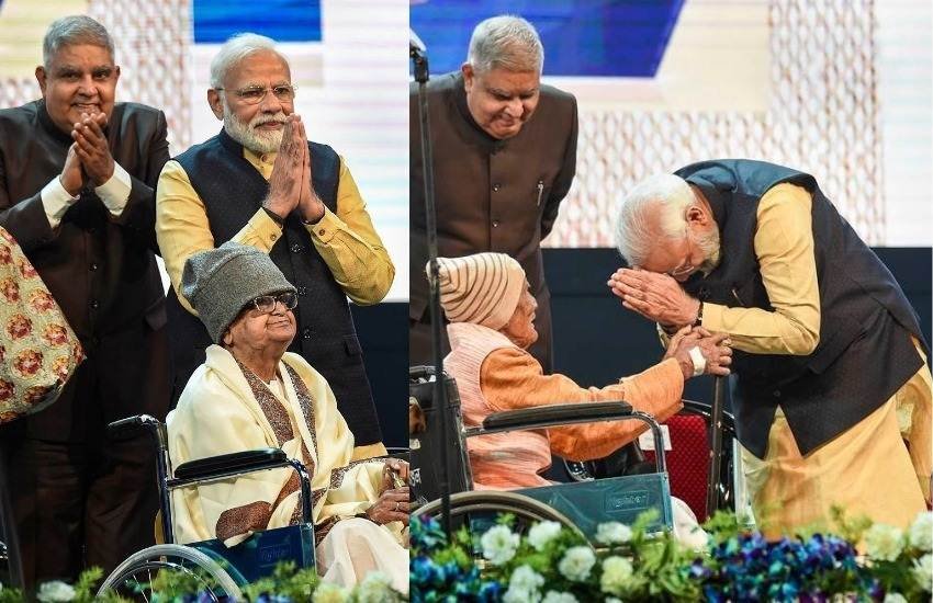 CAA, Citizenship Amendment Act, tmc, trinamool congress, Prime Minister Narendra Modi, felicitates the two oldest pensioners of the Kolkata Port Trust, Nagina Bhagat, Naresh Chandra Chakraborty