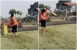 VIDEO: एक्ट्रेस के फ्रंट फुट शॉट के मुरीद हुए सिक्सर किंग युवराज सिंह, लेकिन सैयामी खेर की चाहत युवी को गेंदबाजी करने की