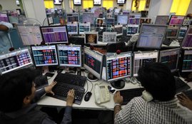 Sensex down