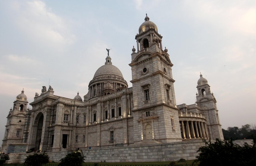 विक्टोरिया मेमोरियल हॉल। (Express photo by Subham Dutta)