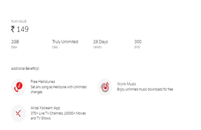 Airtel Recharge Plans, airtel offers, airtel plans, airtel xstream