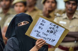 Protest against CAA,NRC