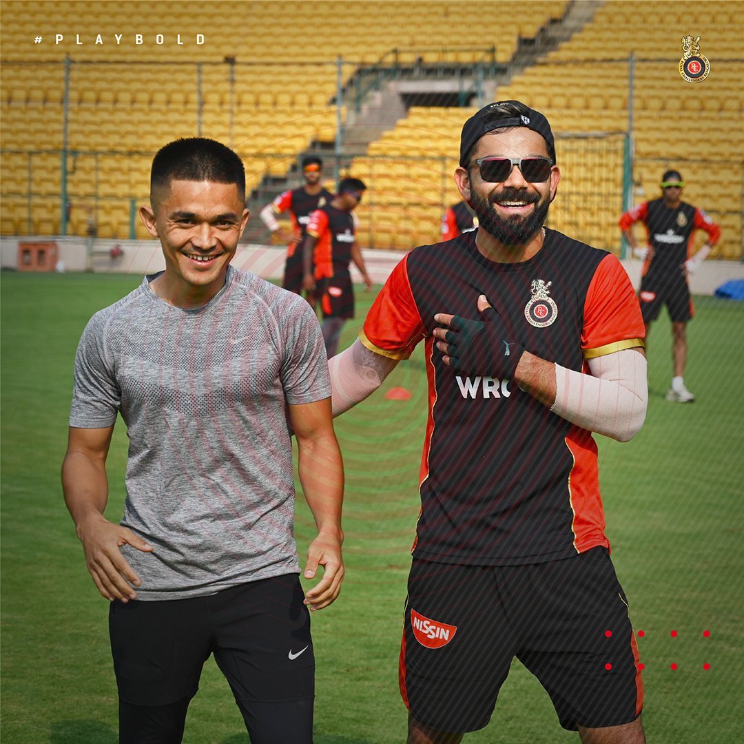 virat kohli sunil chhetri, similarities between kohli or sunil chhetri, football team captain sunil chhetri, similarities in sunil chhetri or virat kohli, Cricket News, football news, hotstar, vivo, cricket latest news, cricket match, Cricket News today, sunil chhetri marraige