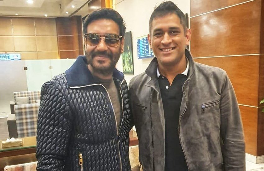 अजय देवगन और महेंद्र सिंह धोनी। (सोर्स- अजय देवगन इंस्टाग्राम)