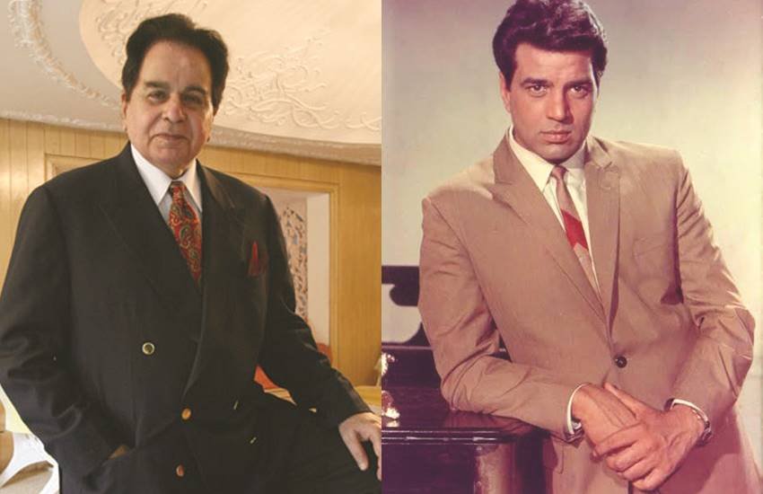 दिलीप कुमार और धर्मेंद्र। 