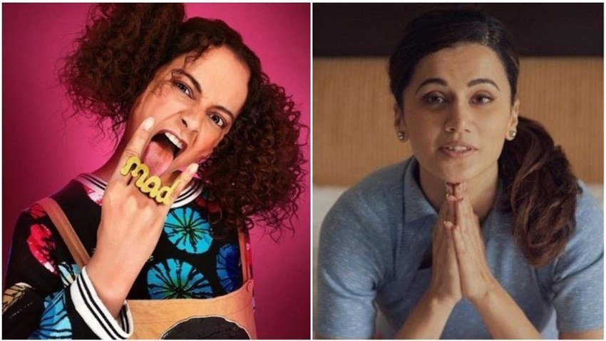 तापसी पन्नू: बीते साल कंगना और तापसी के जमकर जुबानी जंग देखने को मिली। रंगोली चंदेल ने तापसी को कंगना की 'सस्ती कॉपी' कह दिया था। तब तापसी ने जवाबी हमला करते हुए कह दिया था कि वह मेरे साथ भाई-भतीजावाद का कार्ड नहीं खेल सकती क्योंकि मैं भी आज जहां मैं हूं वहां पहुंचने के लिए मैंने संघर्ष किया है। तब कंगना भी अपनी बहन के बचाव में आ गईं और तापसी पर बयान दे डाला कि किसी मजाक बनाने में बुराई नहीं है। लेकिन आप किसी पर कटाक्ष करते हैं तो दूसरों के लिए भी तैयार रहें।