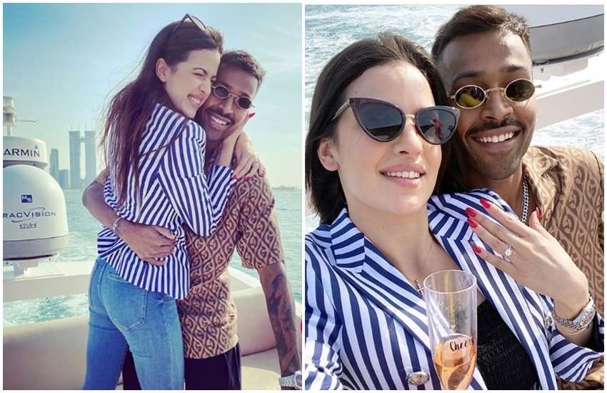 हार्दिक ने रचाई सगाई (फोटो सोर्स-twitter) हार्दिक ने रचाई सगाई (फोटो सोर्स-twitter)