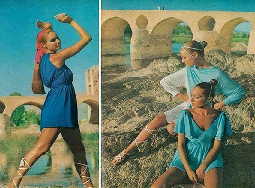 उस समय तो युवतियां मॉडलिंग भी करती थीं। लेकिन आज के ईरान में मॉडलिंग की सजा कैद है।