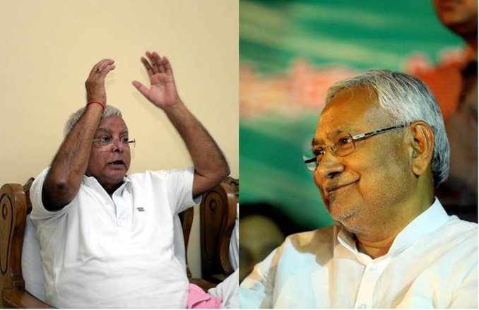 लालू ने नीतीश का फोटो साझा कर किया पलटवार- ‘तेरे दर पर सनम चले आये, ले के अपना भरम स्वयं चले आये’