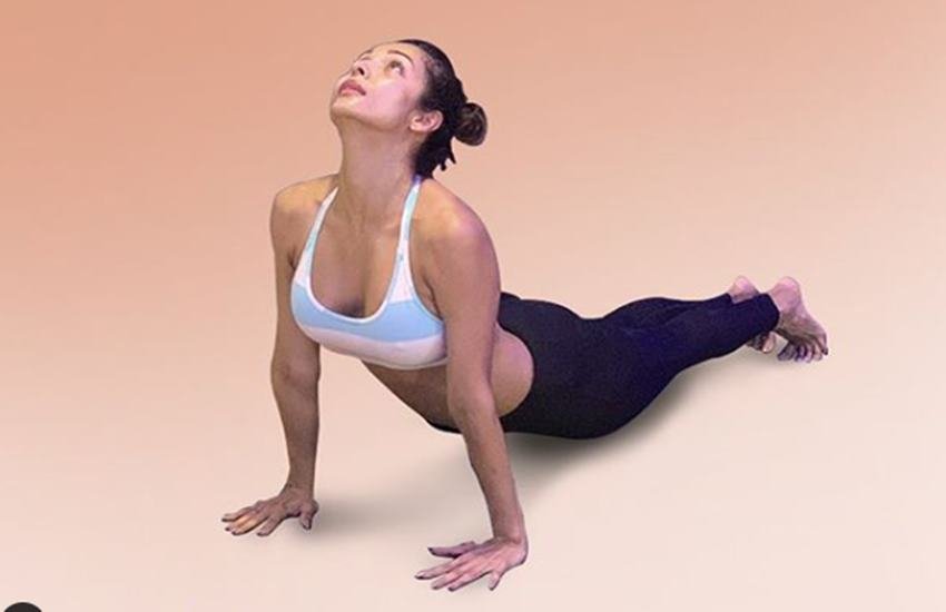 Malaika Arora, Malaika Arora Yoga, Malaika Arora Yoga in hindi, Urdhva Mukha Svanasana, Urdhva Mukha Svanasana benefits, how to do Urdhva Mukha Svanasana, malaika arora fitness videos, malaika arora fitness regime Workout Vidoes,