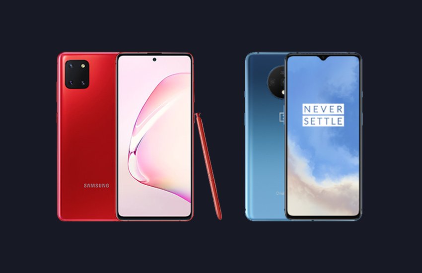 Samsung Galaxy Note 10 Lite, OnePlus 7T