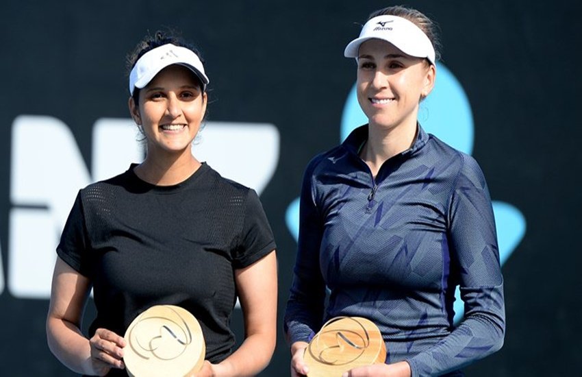 सानिया ने नादिया के साथ होबार्ट इंटरनेशनल टूर्नामेंट के फाइनल में चीनी जोड़ी को हराया।