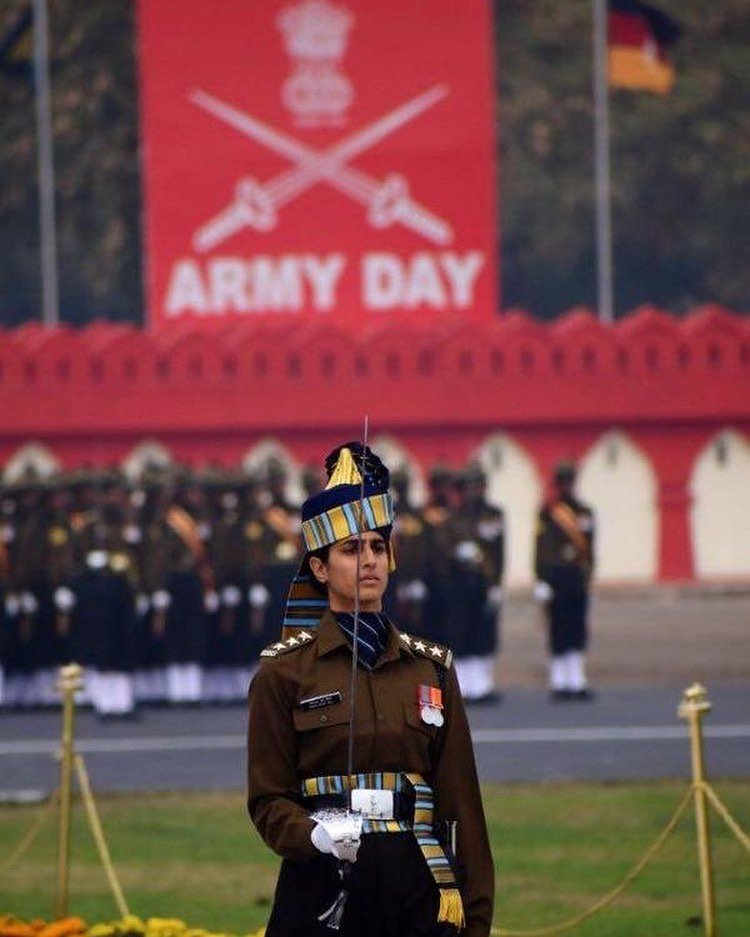 indian army day, Army day, tania shergill, captain tania shergill, tania shergill army, tania shergill age, Army, Army chief, Republic Day, Narendra Modi, women soldiers, women officers, priya jhingan, punita arora, army day 2020, tania shergill, women military police
