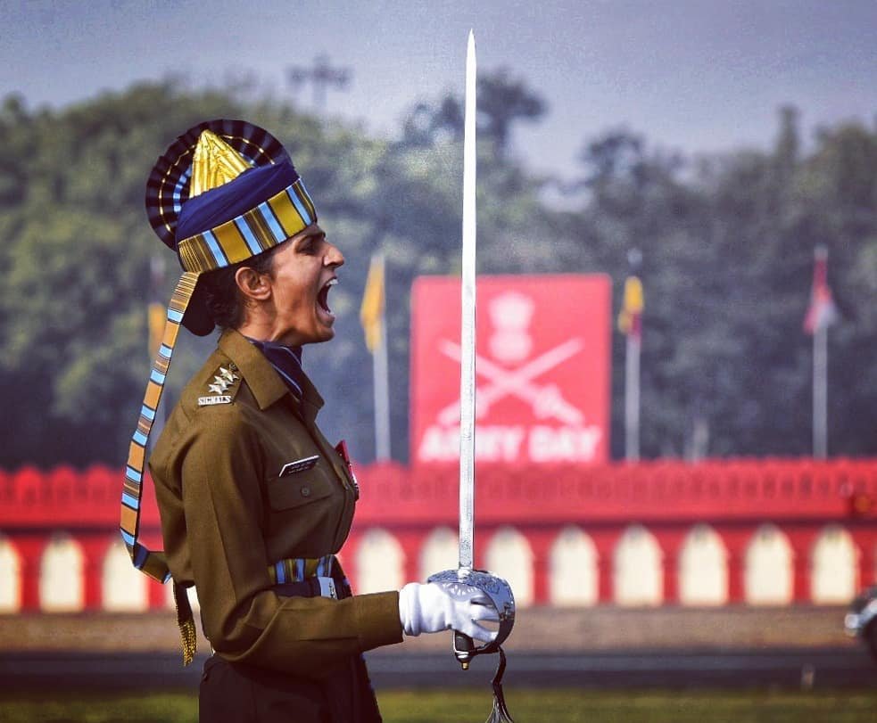 indian army day, Army day, tania shergill, captain tania shergill, tania shergill army, tania shergill age, Army, Army chief, Republic Day, Narendra Modi, women soldiers, women officers, priya jhingan, punita arora, army day 2020, tania shergill, women military police
