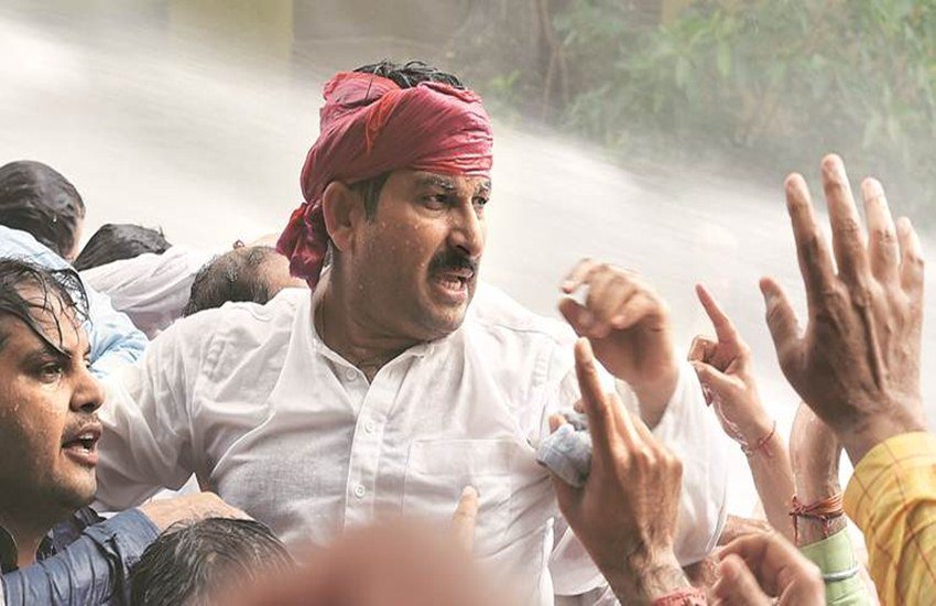 दिल्ली BJP अध्यक्ष Manoj Tiwari की फाइल फोटो। (Photo: Indian Express)
