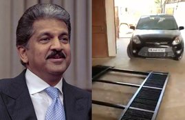 Anand Mahindra Twitter, Smart Trick to park a car, how to park a car in small place, smart car parking trick video, Anand Mahindra best tweets