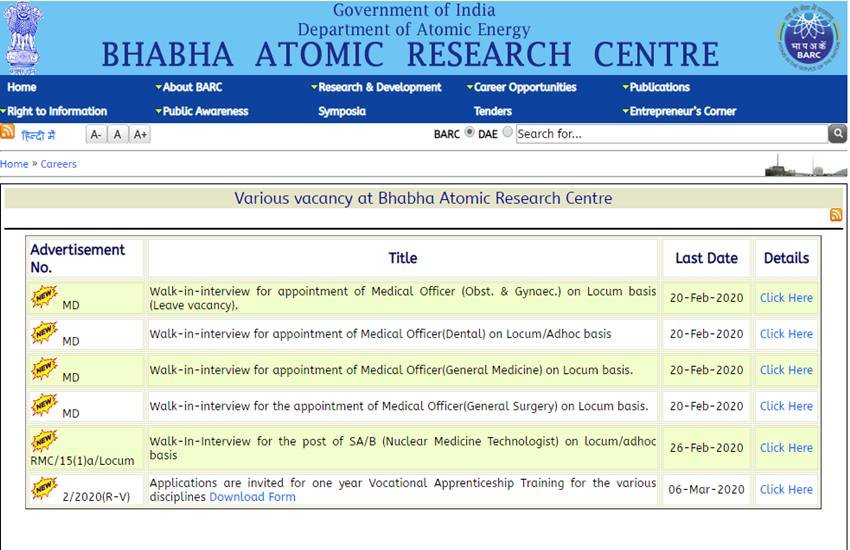 उम्मीदवार किसी भी अन्‍य जानकारी के लिए केवल आधिकारिक वेबसाइट को ही विजिट करें। 