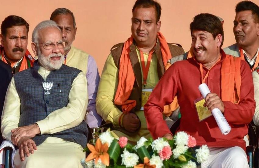 दिल्ली स्थित भाजपा कार्यालय में पसरा सन्नाटा। (Photo: ANI)
