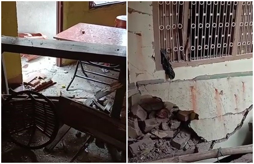 धमाके की गूंज काफी दूर तक सुनी गई। फोटो सोर्स - ANI धमाके की गूंज काफी दूर तक सुनी गई। फोटो सोर्स - ANI