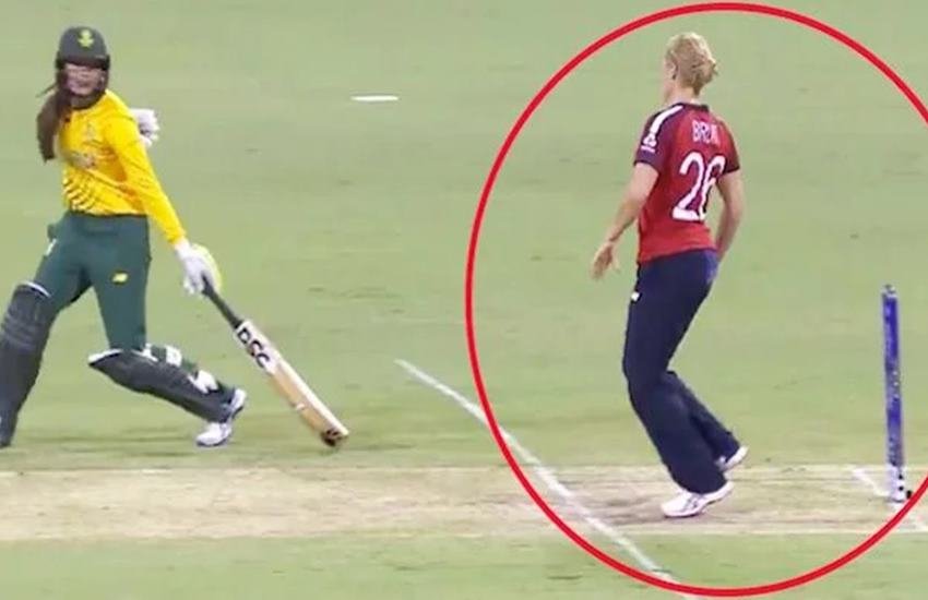 इंग्लैंड की कैथरीन ब्रंट ने ‘मांकड़िंग’ करने का मौका छोड़ा, दक्षिण अफ्रीका ने जीत लिया मैच; देखें VIDEO