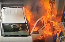 Car Fire, Car fire in india, Car catch fire, Reason for static electricity, how car catches fire,