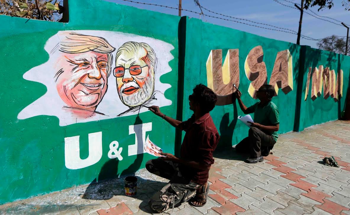 motera stadium, motera stadium inauguration, donald trump, donald trump india visit, narendra modi-trump, US-india, donald trump wifemotera stadium opening date, motera stadium news, motera stadium new look, motera stadium pictures, motera stadium video, motera stadium details